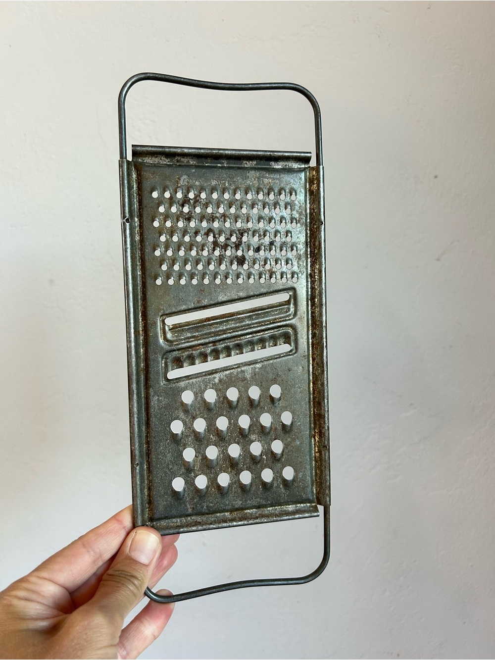 Vintage EKCO USA Flat Grater | Metal Kitchen Grater